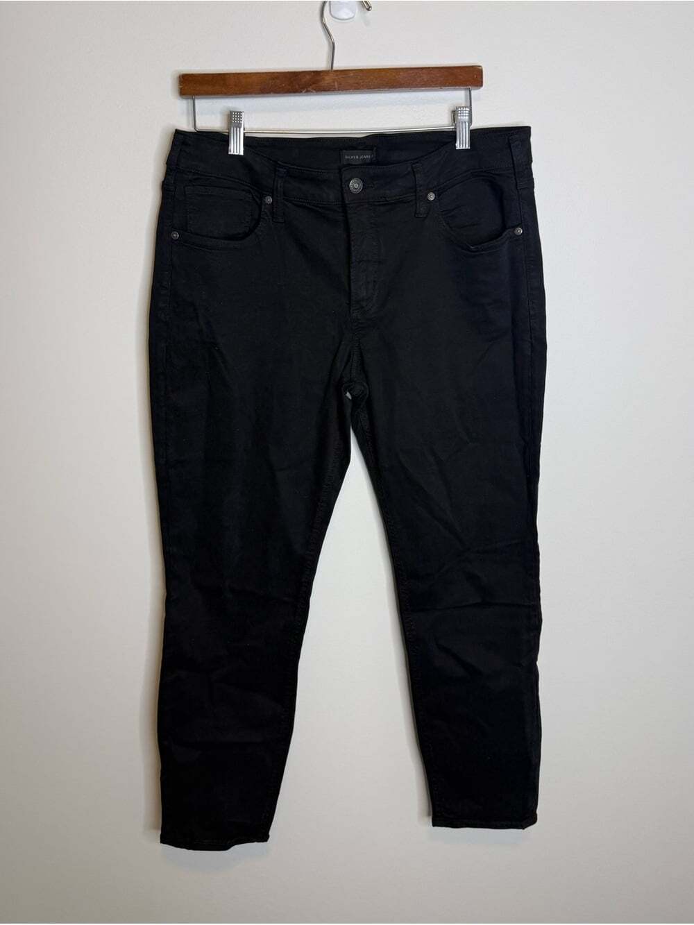 Silver Jeans Co. Most Wanted Skinny, black jeans size 34